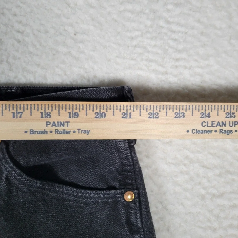 Wrangler Jeans Mens 43x31 (fits 42x32) Black Straight Leg Faded Denim‎ 13MWZWK